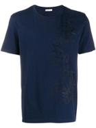 Etro Tone-on-tone Embroidered T-shirt - Blue