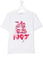 Zadig & Voltaire Kids Teen Zadig Rocks Print T-shirt - White