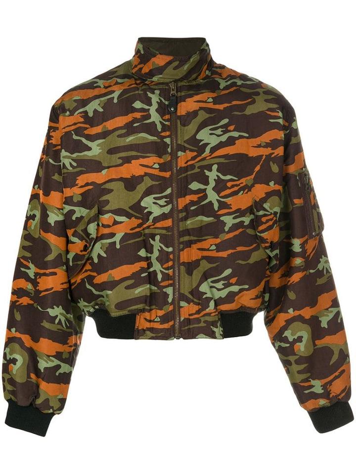 Jean Paul Gaultier Pre-owned Padded Bomber Jacket - Brown