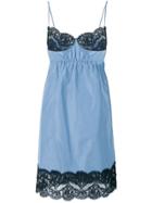 No21 Flared Lace Dress - Blue