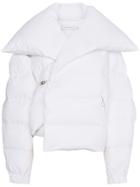 Marques'almeida Feather Down Short Puffer Jacket - White