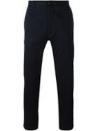 Moncler Gamme Bleu Tapered Chino Trousers, Men's, Size: 3, Blue, Cotton/cupro