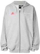 Adidas Gosha Rubchinskiy X Adidas Logo Embroidered Hoodie - Black