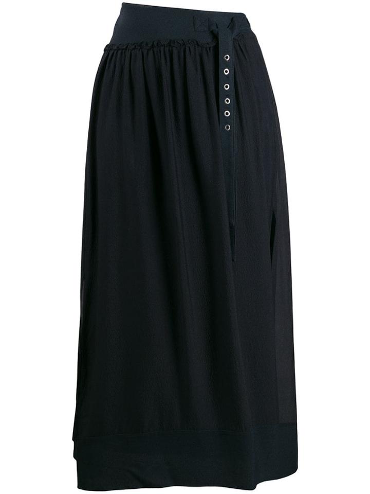 3.1 Phillip Lim Side-slit Skirt - Blue