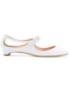 Rupert Sanderson Pointed Toe Low Pumps - White