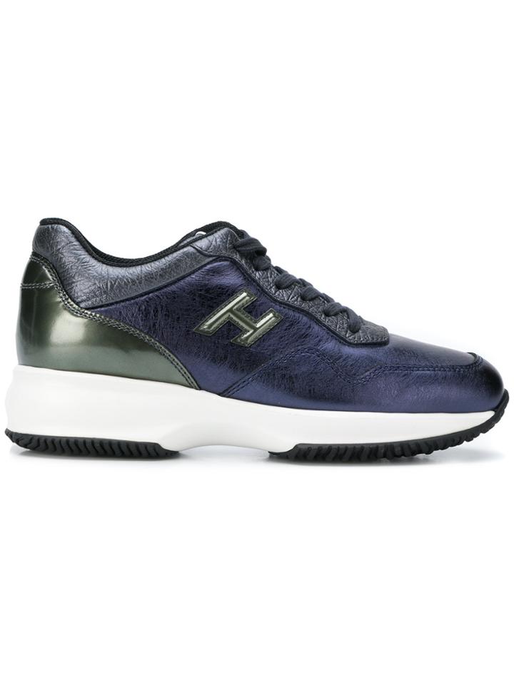 Hogan Mid-platform Trainers - Blue