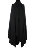 A Tentative Atelier Sleeveless Draped Shirt Dress