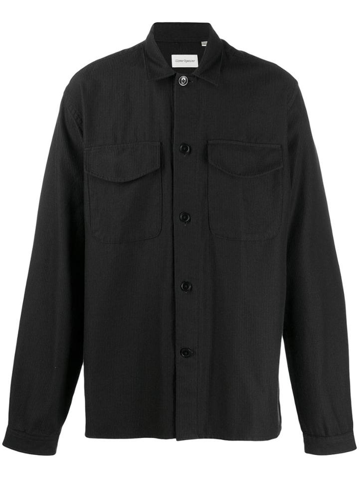 Oliver Spencer Corduroy Shirt - Black