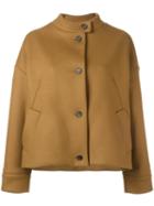 Aalto Cropped Jacket, Women's, Size: 36, Brown, Wool/polyurethane/polyester/polyamide