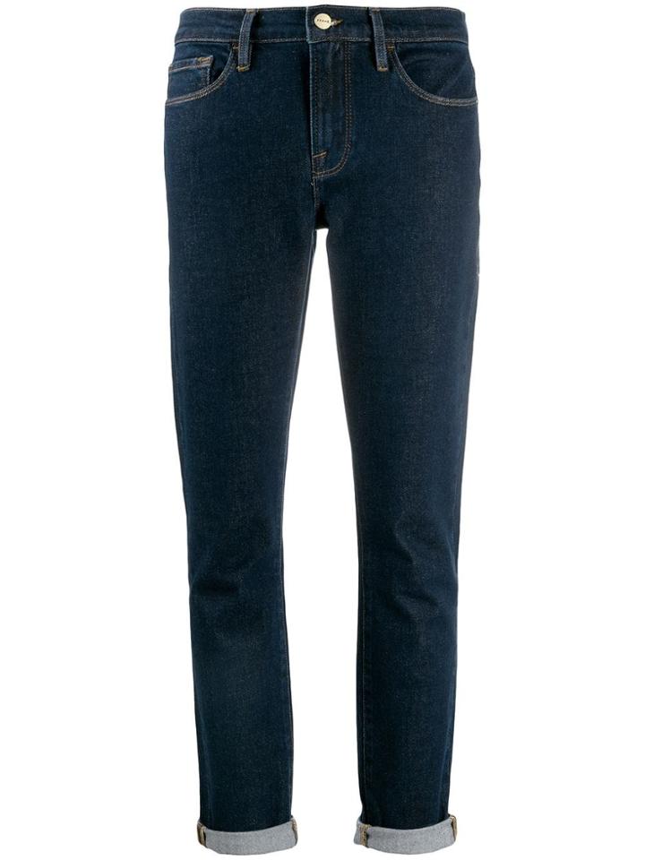 Frame Le Garcon Mid-rise Jeans - Blue