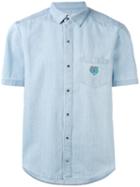 Kenzo - Mini Tiger Denim Shirt - Men - Cotton - S, Blue, Cotton