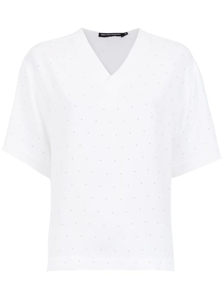 Reinaldo Lourenço Embellished Top - White
