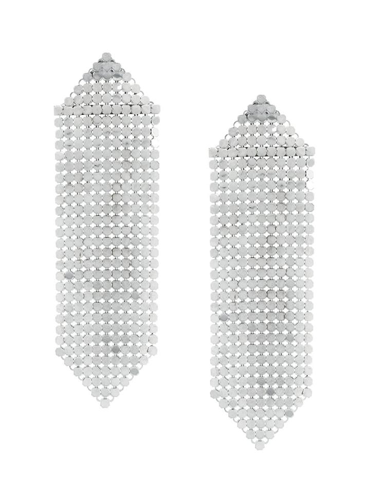 Paco Rabanne Mesh Earrings - Metallic