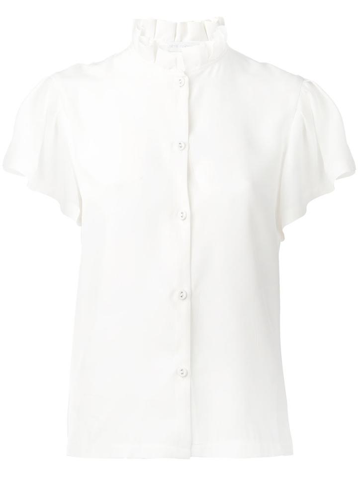 Société Anonyme - 'victoria' Shirt - Women - Silk - 2, White, Silk