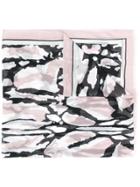 Roberto Cavalli Floral Square Scarf - Pink