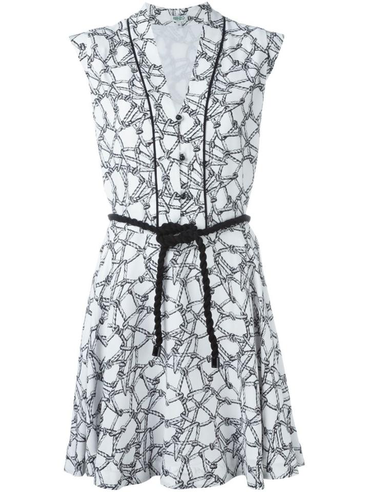Kenzo Rope Print Dress