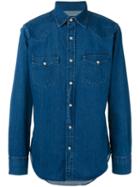 Tom Ford Denim Western Shirt, Men's, Size: 42, Blue, Cotton