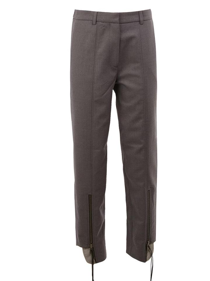 Y / Project 's11' Trousers, Women's, Size: 40, Grey, Polyamide/polyester/wool