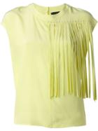 Marco Bologna Fringe Detail Boxy Top
