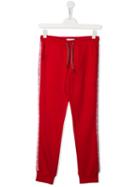 Tommy Hilfiger Junior Logo Lined Track Pants - Red