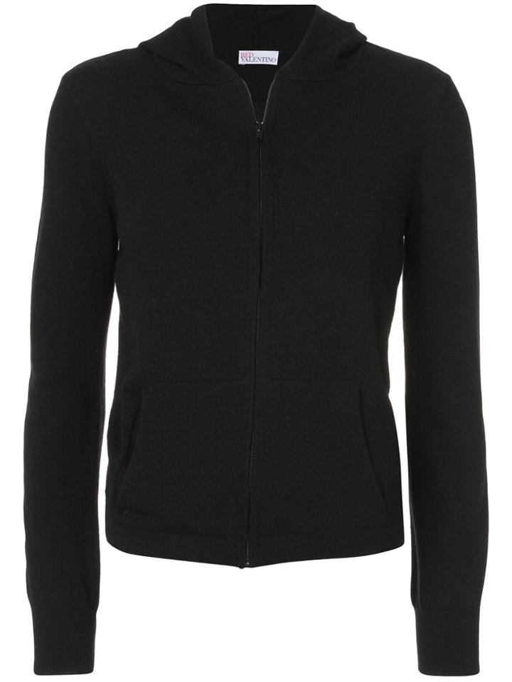 Red Valentino Floral Embroidery Cardigan - Black