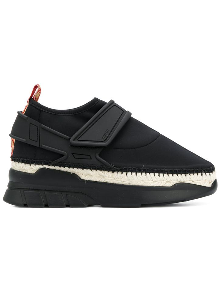 Kenzo K-lastic Espadrille Sneakers - Black