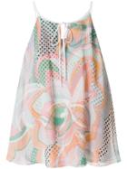 Emilio Pucci Printed Sleeveless Blouse - Multicolour