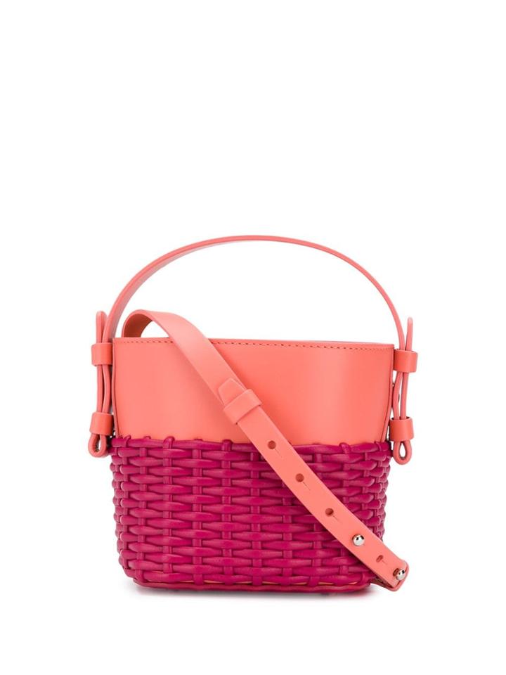 Nico Giani Two Tone Bucket Bag - Pink