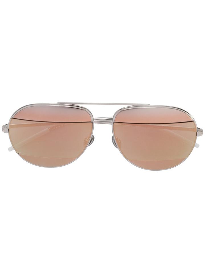 Dior Eyewear - Split Sunglasses - Women - Metal - One Size, Grey, Metal