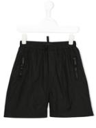 Dsquared2 Kids - Drawstring Shorts - Kids - Nylon - 10 Yrs, Black