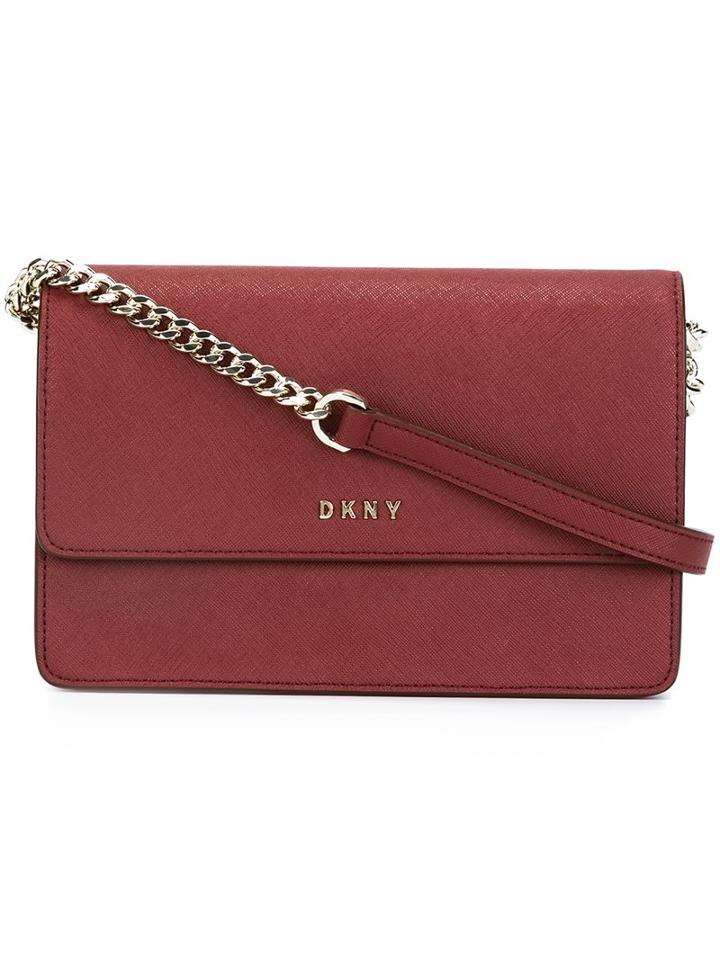 Donna Karan 'saffiano' Small Crossbody Bag, Women's, Red