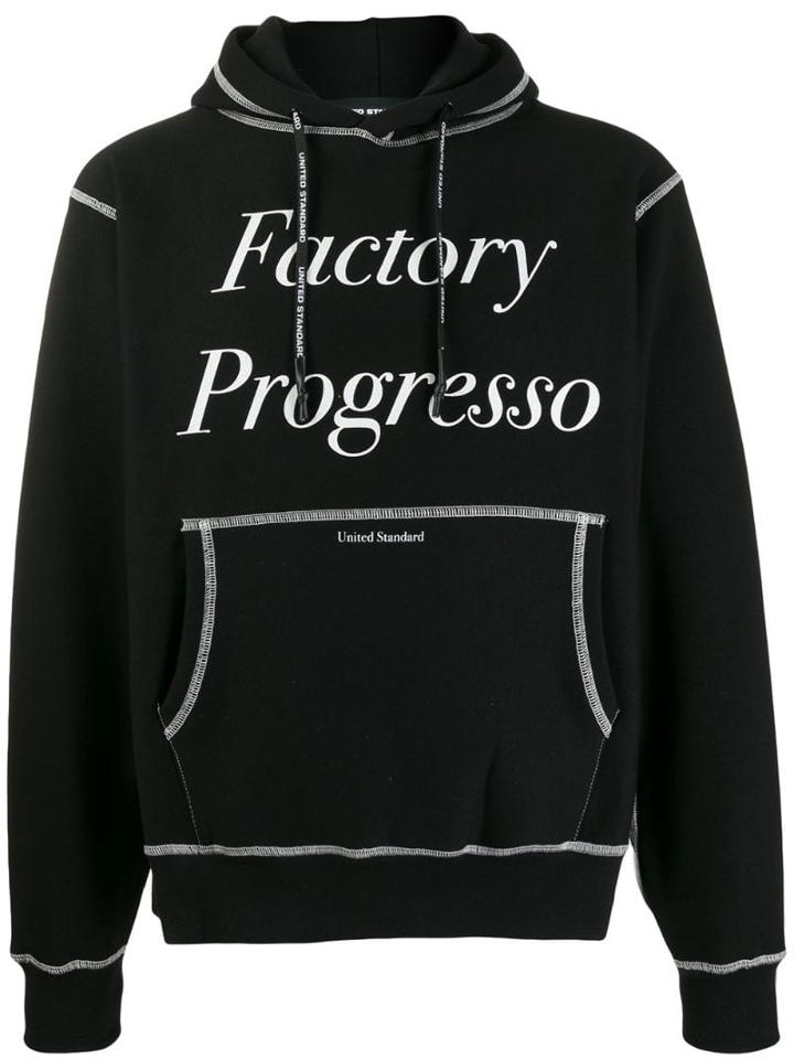 United Standard Factory Progresso Hoodie - Black