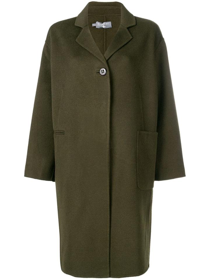 Cotélac Midi Buttoned Coat - Green