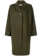 Cotélac Midi Buttoned Coat - Green