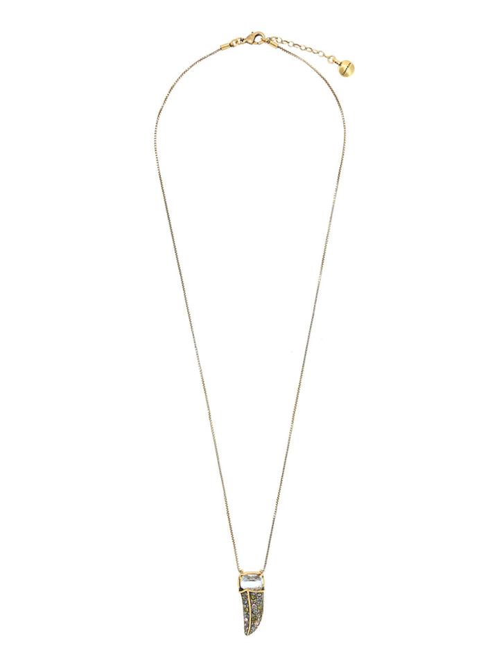 Camila Klein Longo Strass Necklace - Metallic