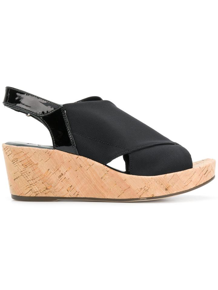 Hogl Strappy Wedge Sandals - Black