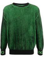 Iceberg Striped Ribbed Jumper - Black