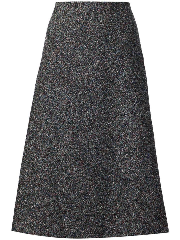 Rosetta Getty Midi A-line Skirt - Grey
