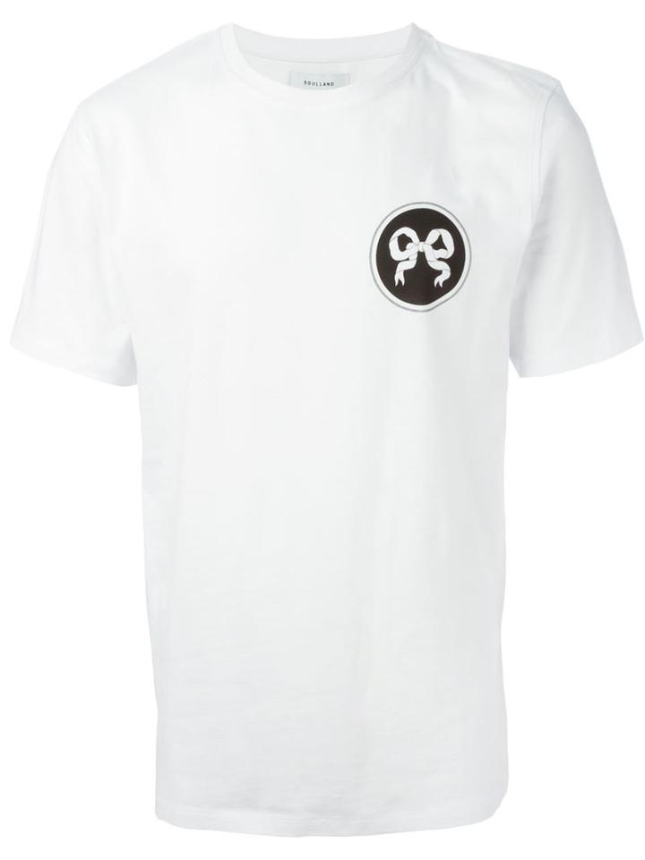Soulland 'ribbon' T-shirt, Men's, Size: Xl, White, Cotton