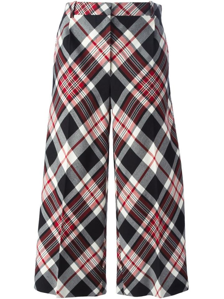 Alexander Mcqueen Tartan Cropped Trousers