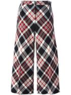 Alexander Mcqueen Tartan Cropped Trousers