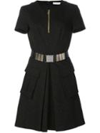 Versace Collection Zipped Round Neck Dress