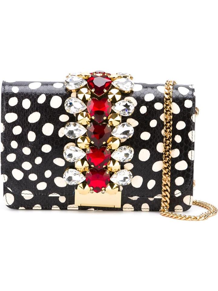 Gedebe Polka Dot 'cliky' Cross Body Bag