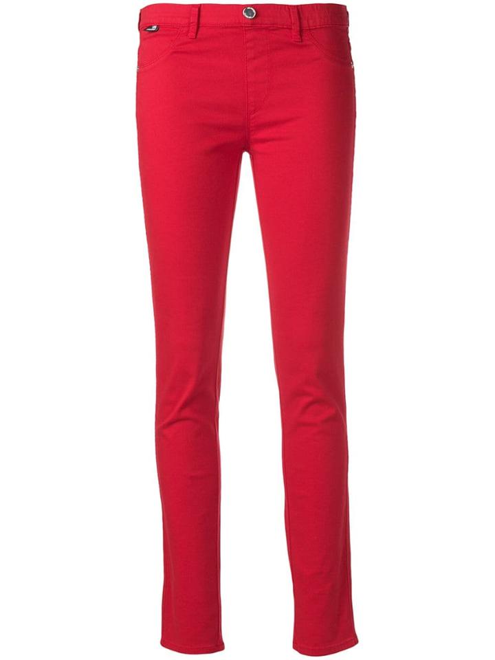 Love Moschino Skinny-fit Trousers - Red