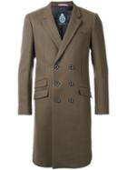 Guild Prime Double-breasted Mid Coat, Men's, Size: 3, Green, Lambs Wool