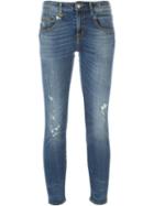 R13 Boy Skinny Jeans, Size: 30, Blue, Cotton/spandex/elastane