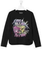 Zadig & Voltaire Kids Shelah Graphic Sweatshirt - Black