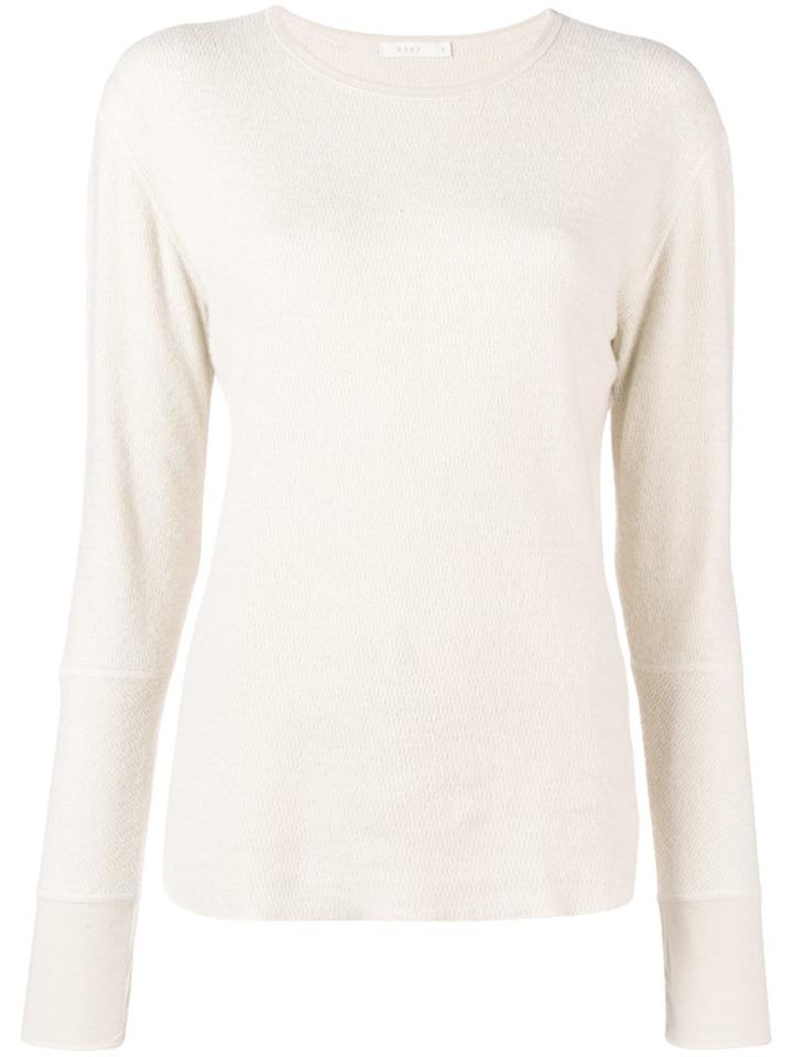6397 Round Neck Jumper - Nude & Neutrals