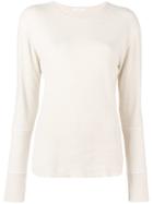 6397 Round Neck Jumper - Nude & Neutrals