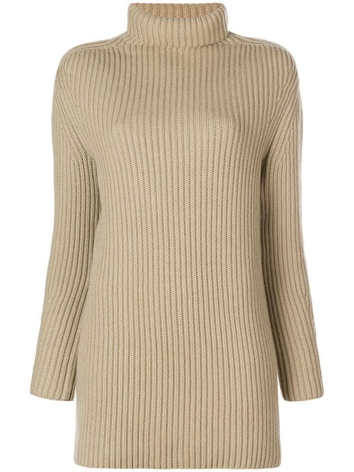 Salvatore Ferragamo Roll Neck Jumper - Neutrals